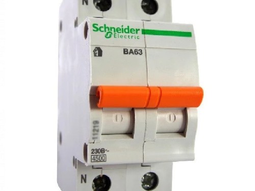 Автоматический выключатель 11211 ВА63 1Р+N 6А - Основные контакты 05