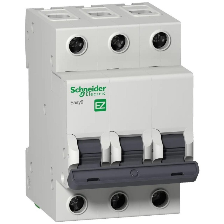 Автоматичний вимикач 32A 4,5kA 3P тип З Easy9 Schneider Electric (EZ9F34332) - Основні контакти  