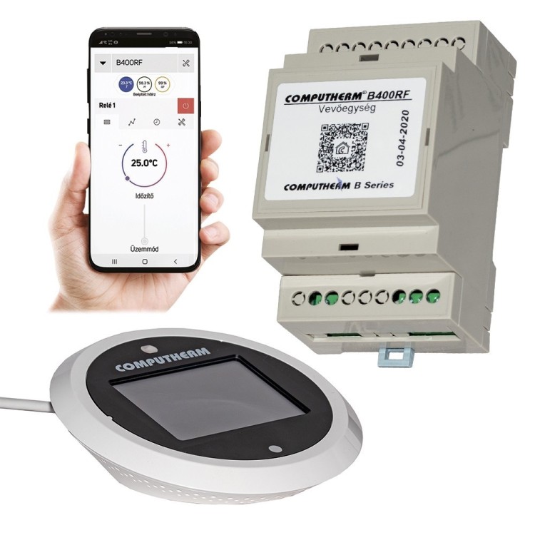 Computherm B400 RF — Бездротовий Wi-Fi терморегулятор - Основні контакти 02