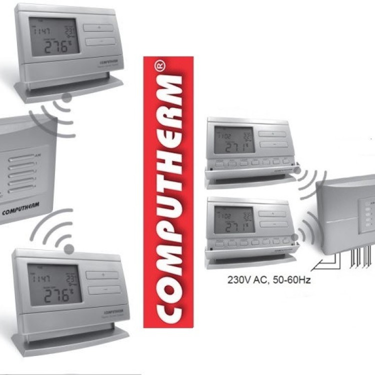 COMPUTHERM Q8 RF Tx бездротовий тижневий терморегулятор — передавач - Основні контакти 02