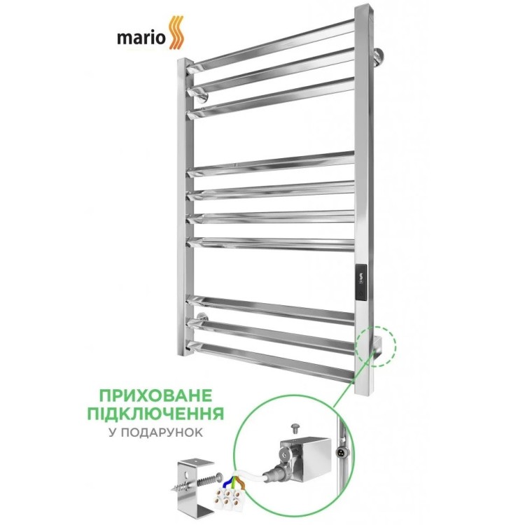 Рушникосушарка електрична MARIO Кіото-I 770 x 530 TR2.0 К таймер-регулятор - Основні контакти 04