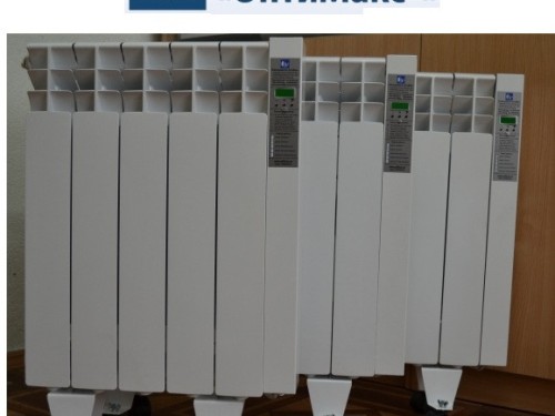 Електричний радіатор (електрородиатор) Оптимакс STANDARD — 11 секції 1320 Вт - Основні контакти 03