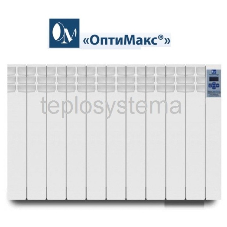 Електричний радіатор (електрородиатор) Оптимакс STANDARD — 11 секції 1320 Вт - Основні контакти 01 