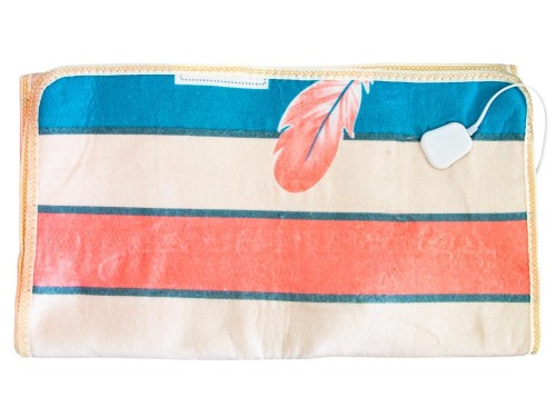 Електропростирадло Electric Blanket односпальне 50w 145х64 байка (малюнок перо) - Основні контакти 02