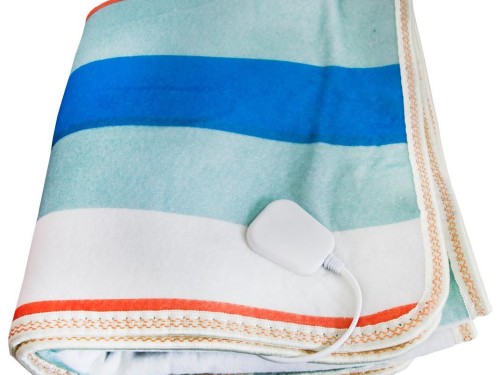Електропростирадло Electric Blanket односпальне 50w 145х64 байка (малюнок смуги) - Основні контакти 04
