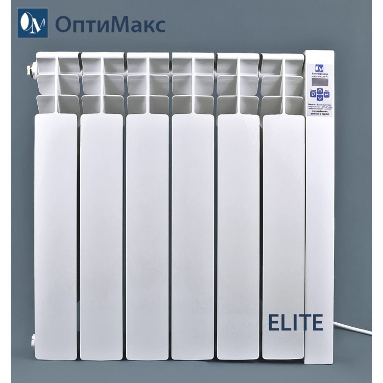 Электрорадиатор ОптиМакс ELITE на 6 секций 720 Вт - Основні контакти 01 