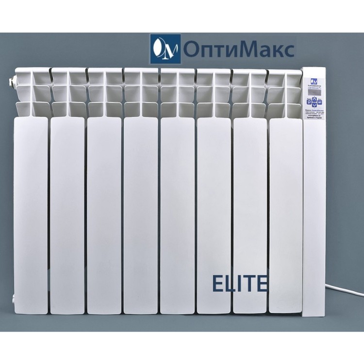 Электрорадиатор ОптиМакс ELITE на 8 секций  960 Вт - Основні контакти 01 