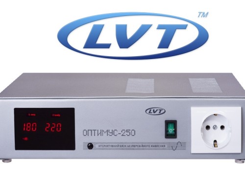 Інтерактивне джерело безперебійного живлення "Оптімус - 250" LVT - Основні контакти 03