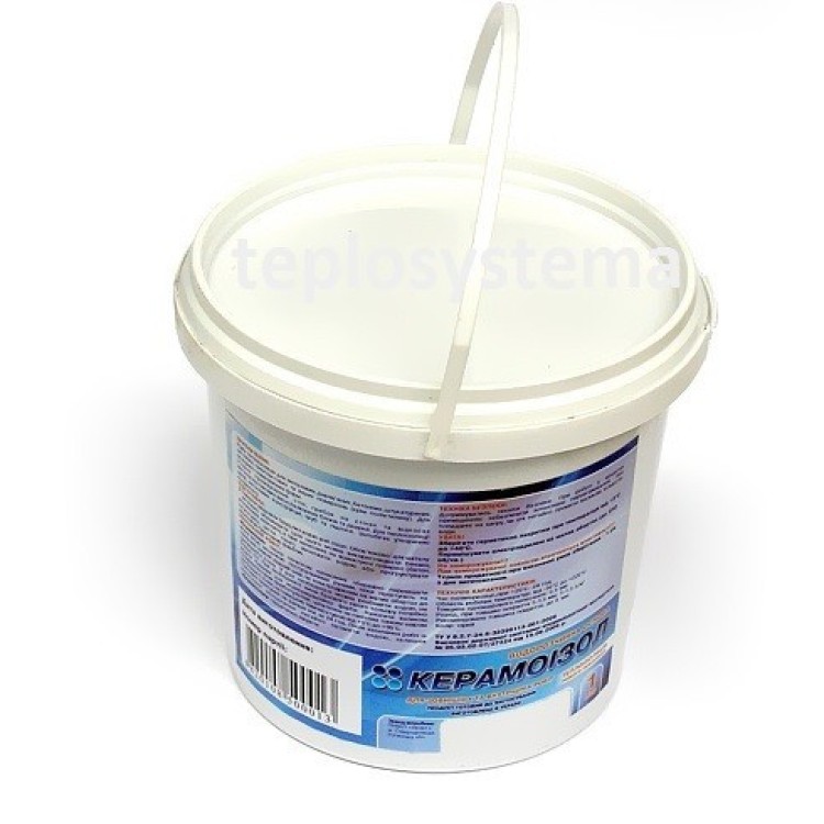 КЕРАМОІЗОЛ — рідка теплоізоляція — 20 л. (енергоощадна фарба), Україна - Основні контакти 01 