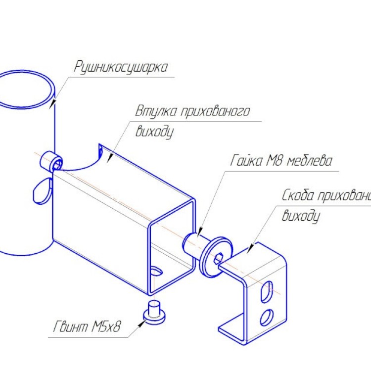 Комплект прихованого під'єднання Mario - Основні контакти 02