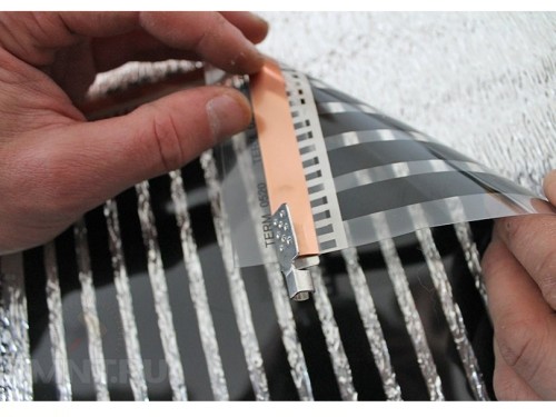 Конектор (з'єднувальна кліпса) для інфрачервоної нагрівальної плівки - Основні контакти 05