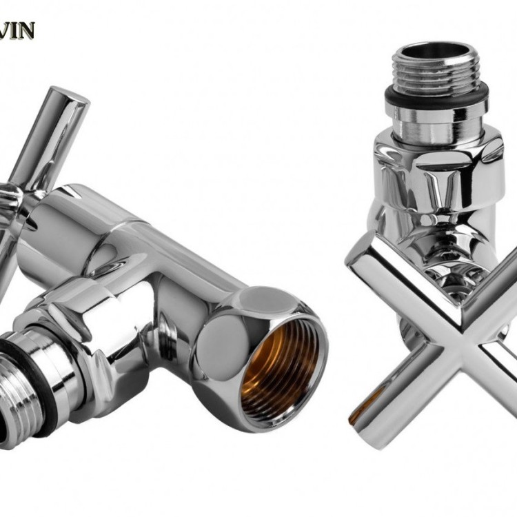 Кран для сушарки для рушників кутовий NAVIN Преміум 1/2"х1/2", 2 шт. - Основні контакти 02