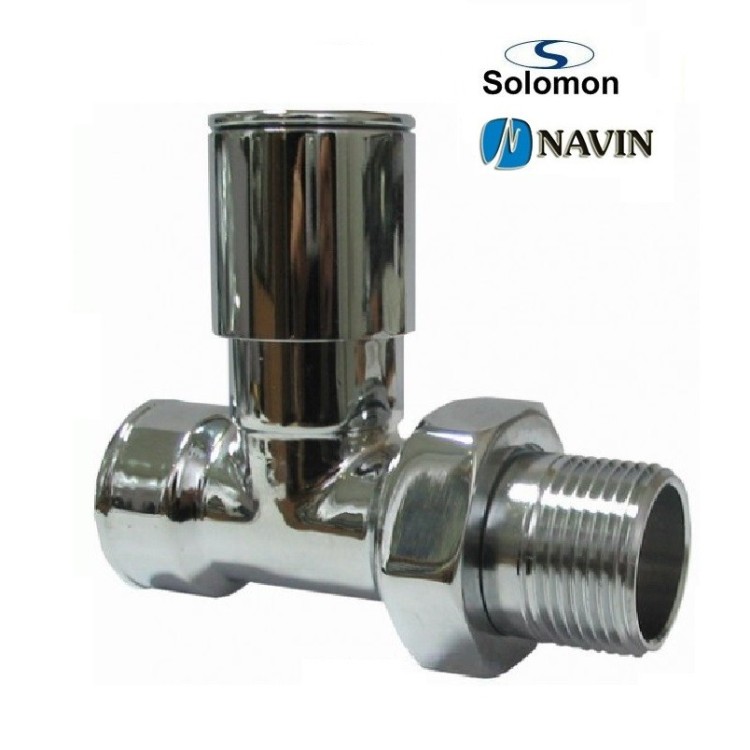 Кран прямой 3/4"  вентильный для полотенцесушителя   - Основные контакты 01 