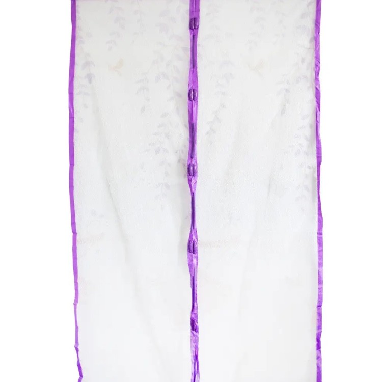 Москітна сітка на двері на магнітах Фіолетова з малюнком 208х98см - Основні контакти 05