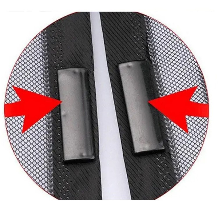 Москітна сітка на двері на магнітах Фіолетова з малюнком 208х98см - Основні контакти 07