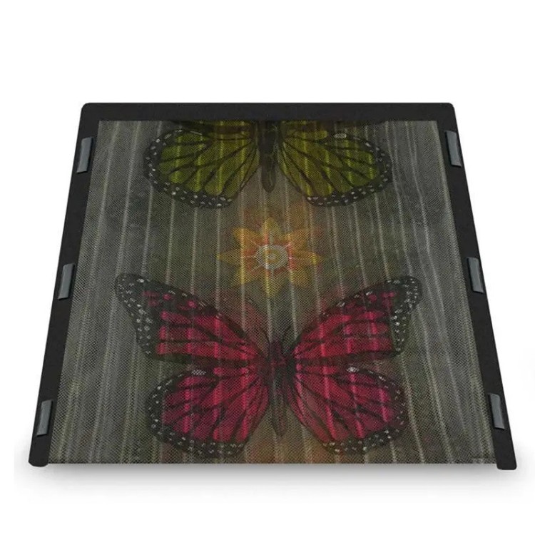 Москітна сітка на двері на магнітах Insta Screen (Magic Mesh) з метеликами - Основні контакти 01 