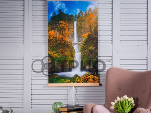 Настінний нагрівач (картина) ВОДОДАД З МОСТИКОМ Тріо Україна - Основні контакти 03