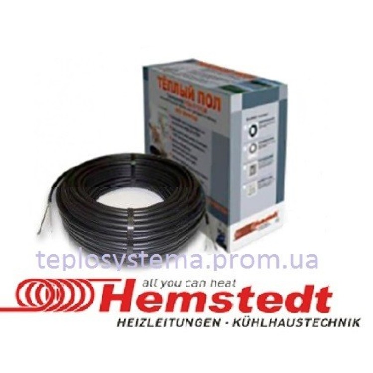 Одножильний нагрівальний кабель Hemstedt BR-IM-Z — 134,1 м 2300 Вт, Німеччина - Основні контакти 01 