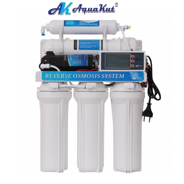 Осмос AquaKut с помпой 50G RO-6 С-01 с электронным контроллером - Основные контакты  