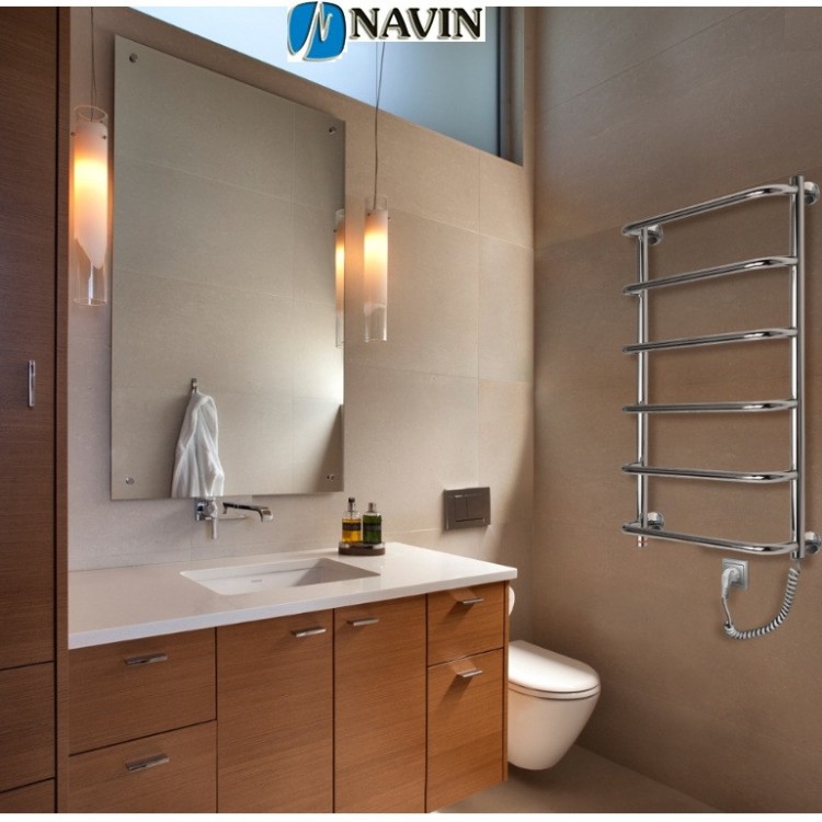 Полотенцесушитель электрический NAVIN Симфония 480 х 600 (с терморегулятором) - Основные контакты 03