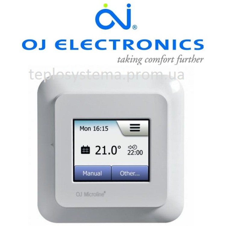 Програмований сенсорний терморегулятор ОCD5-1999 OJ Electronics (Данія) - Основні контакти 01 