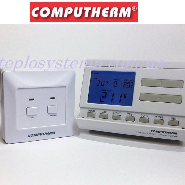 Программируемый терморегулятор Computherm Q7  RF  беспроводной (Венгрия) - Основные контакты 03