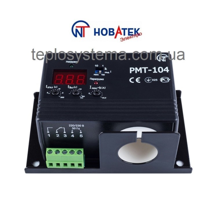 Реле максимального струму РМТ — 104 до 400 А ("Новатек-Електро" Україна) - Основні контакти 01 
