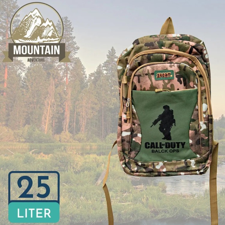 Рюкзак тактичний міський на 25 л "Call of Duty" камуфляж Navy Digital - Основні контакти 02