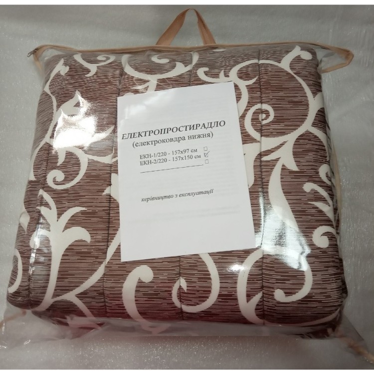 Зігрівальне простирадло (Електроматрас) EКН 1/220, односпальний (157 х 97 см) - Основні контакти 01 
