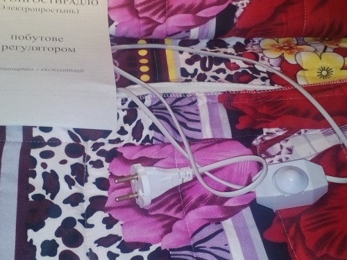 Зігрівальне простирадло (Електроматрас) EКН 2/220, 2-спальний (157 х 150 см) - Основні контакти 03