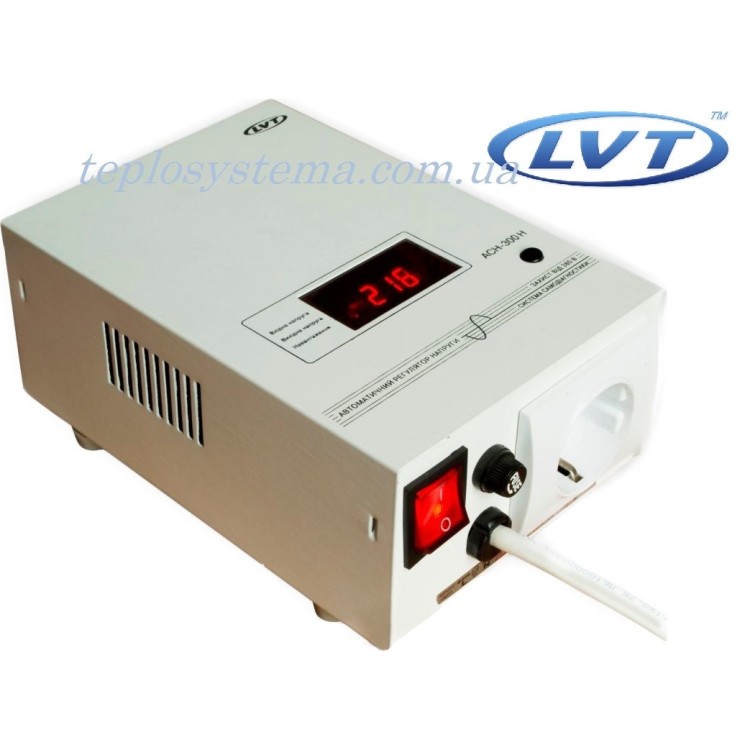 Стабилизатор напряжения LVT АСН – 300Н (до 300 Вт)  для котла ( ЧП «ЛВТ» Украина) - Основные контакты 01 