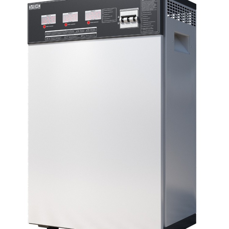 Стабілізатор напруги трифазний побутовий Елекс Ампер У 12-3-40 v2.0 (27,0 кВт) - Основні контакти 02