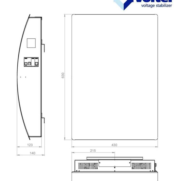 Стабилизатор напряжения Volter™ Parus-11 - Основные контакты 03