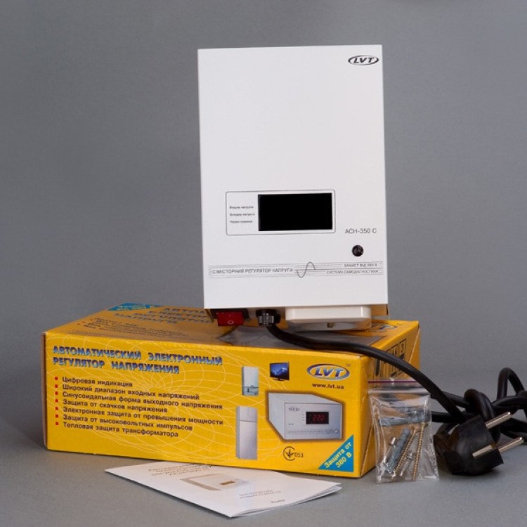 Стабилизатор сетевого напряжения LVT АСН – 350С (до 350 Вт) ЧП «ЛВТ» Украина - Основные контакты 03