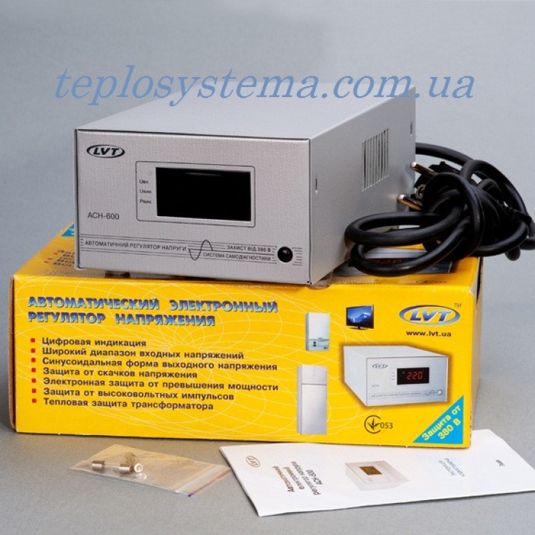 Стабилизатор сетевого напряжения LVT АСН – 600 (до 600 Вт)  для котла ( ЧП «ЛВТ» Украина) - Основные контакты 04