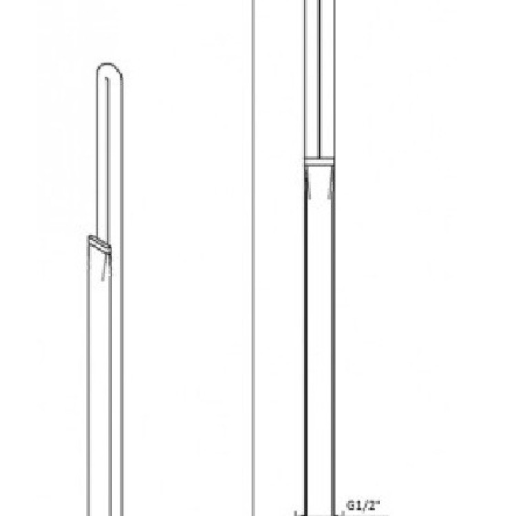 ТЕН для сушарок для рушників Mario REG 300 Вт (з обмежувачем t) - Основні контакти 02