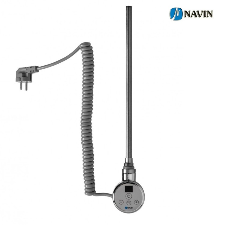 ТЕН для сушарок для рушників NAVIN Digital 300 W хром з таймером - Основні контакти 02