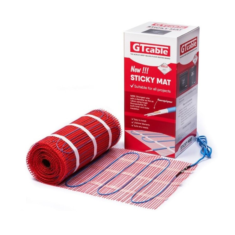 Тепла підлога — Мат нагрівальний GTcable 150 Вт/м2 — 4,0 м2 600 Вт (Ю.Корея) - Основні контакти  