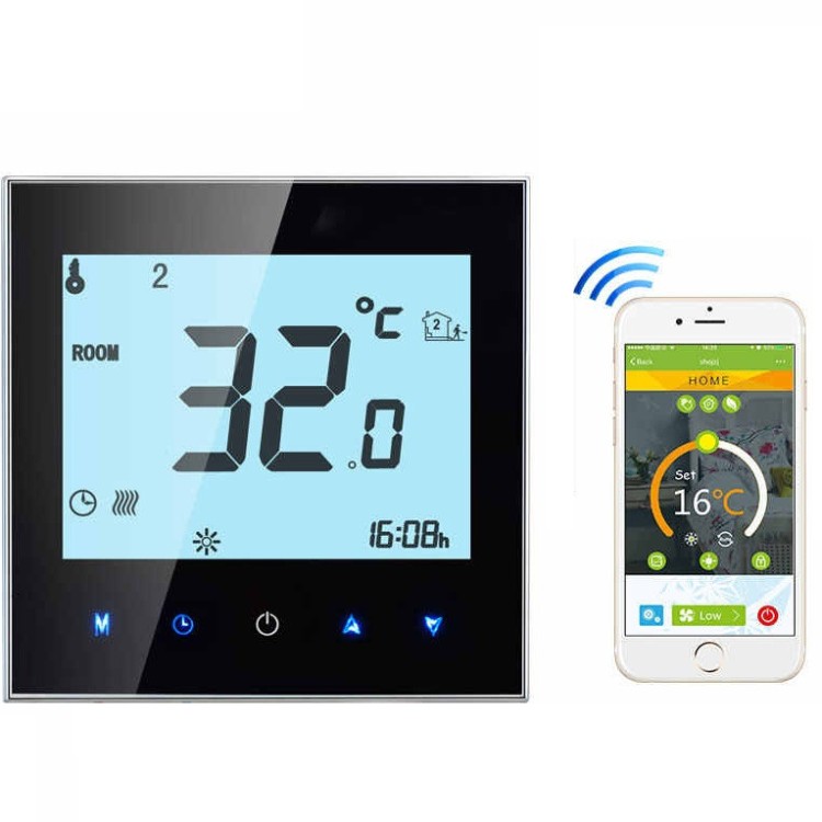 Терморегулятор програмований IN-THERM PWT 002 Wi-Fi (чорний) сенсорний - Основні контакти 02