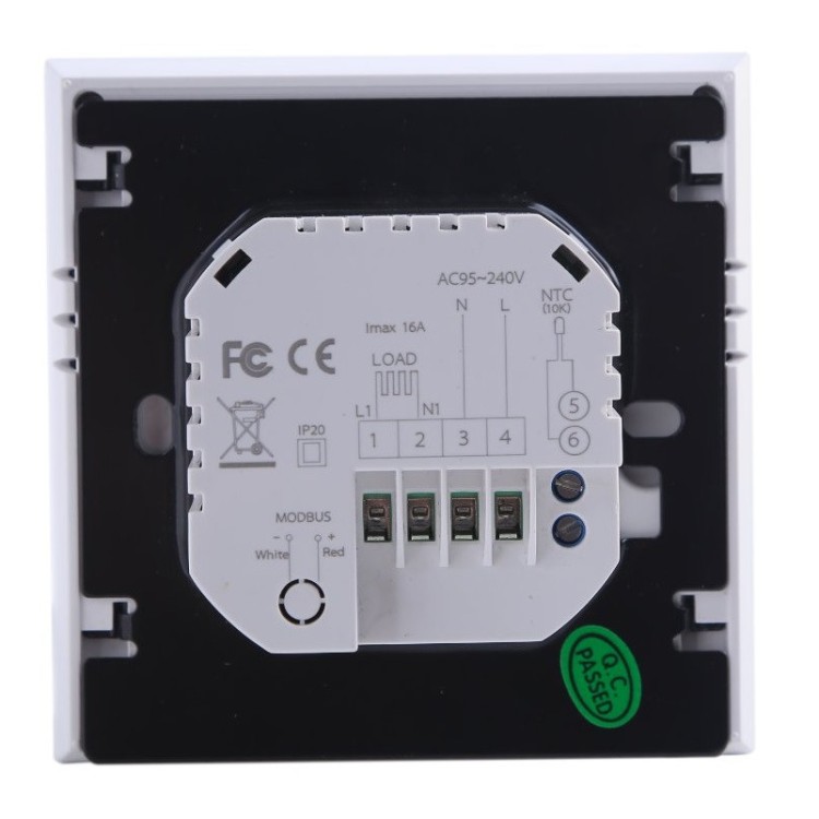 Терморегулятор програмований IN-THERM PWT 003 Wi-Fi сенсорний - Основні контакти 04