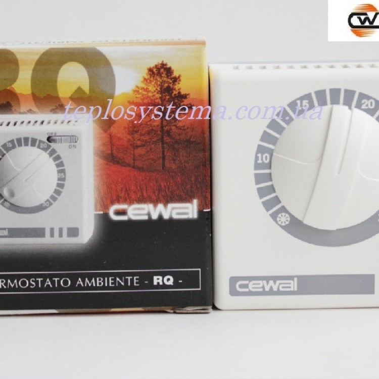 Термостат комнатный Cewal RQ-01 (с датчиком воздуха) - Основные контакты 02