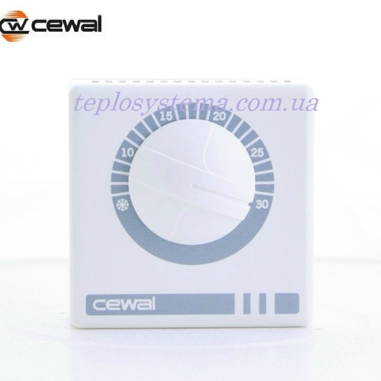 Термостат комнатный Cewal RQ-01 (с датчиком воздуха) - Основные контакты 01 
