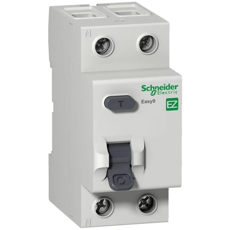 ПЗВ 63A 30mA 4,5kA тип AC 2P Easy9 Schneider Electric (EZ9R34263) - Основні контакти  