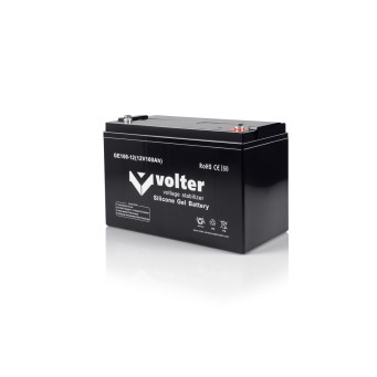 Акумуляторна батарея АКБ Volter GE 12V-H 100 Ah (посилена) - Основні контакти 