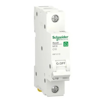 Автоматичний вимикач Resi9 10А 1P С 6кА - Основные контакты 