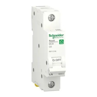 Автоматичний вимикач Resi9 6А 1P С 6кА - Основные контакты 
