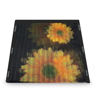 Москітна сітка на двері на магнітах Insta Screen (Magic Mesh) соняшники - Основні контакти 