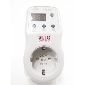 Реле напруги з терморегулятором TP - 12/3 в розетку "Новатек-Електро" - Основні контакти 