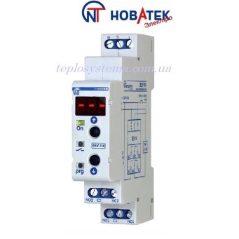 Реле часу REV-114 з дисплеєм Новатек-Електро - Основні контакти 