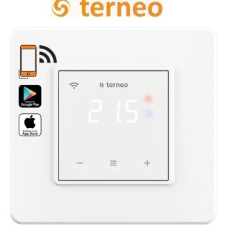 Терморегулятор Terneo SX WI-FI програмований сенсорний (DS Electronics) Слонова кістка - Основні контакти 